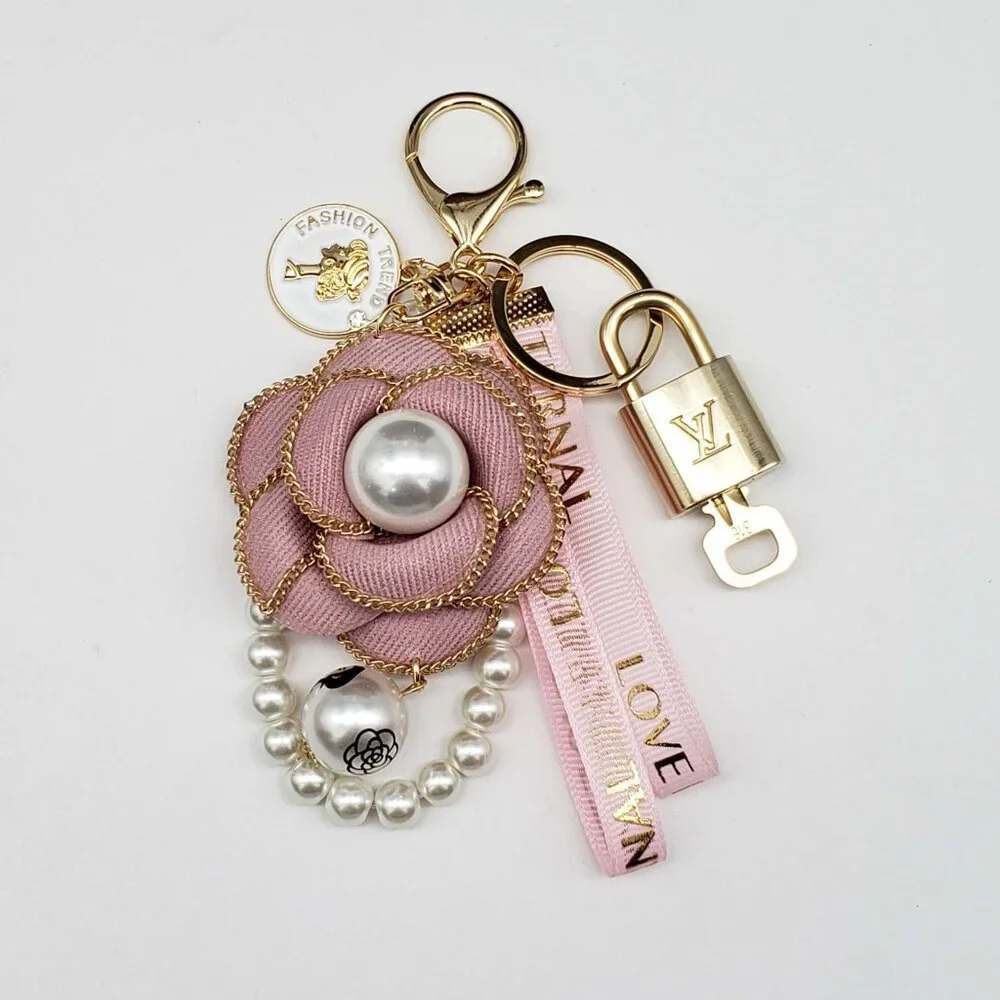 Authentic Louis Vuitton Lock & Key with unbranded Bagcharm, Keycharm, Keychain - Picture 6 of 8